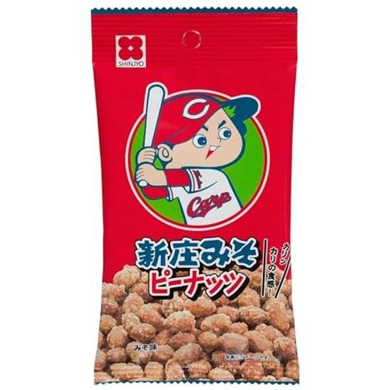 6 bags included Hiroshima Toyo Carp official snack Miso Peanuts 40g x pieces. (1 bag contains 9.7g protein baseball Shinjo peanuts)