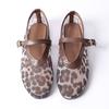 Модные сексуальные леопардовые кружевные балетки женские с круглым носком кожаные с ремешком на щиколотке туфли мэри джейн на плоском каблуке летние сетчатые мокасины женские кружевные лоферы