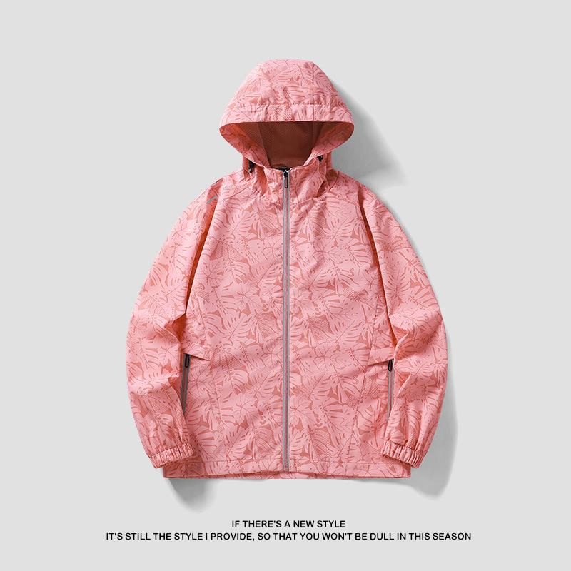 Куртки для мужчин и женщин Весной и летом Наденьте одежду для отдыха, занятий спортом на открытом воздухе осенью, для защиты от солнца, куртки с капюшоном и куртки.