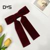 Ribbon Bowknot Decor Hair Pin Anti-slip Hair Clip Headband Scrunchy Ponytail Holder Women Girl Decorative Hair Accessory