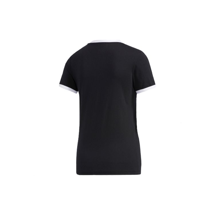 Adidas Neo Minions с круглым вырезом, спортивная футболка с коротким рукавом, женские топы, черный GL7212