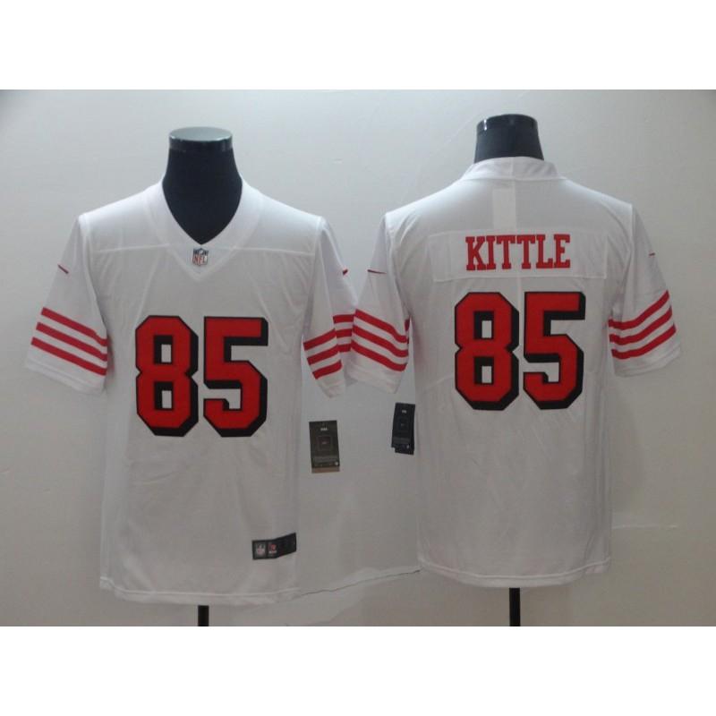 Mens NFL San Francisco 49ers Short Sleeve Jersey Embroidered Team Apparel Fan Wear Sports Gear