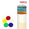 10 шт. прозрачных накладок диаметром 15 мм для игрового кия Break Jump Cue Carom Pool Cue Аксессуары для снукера и бильярда