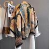 Women Design Floral Wrap New Lady Fashion Winter Cashmere Scarf Pashmina Female Thick Blanket Soft Bufanda Warmth Shawl Kerchief