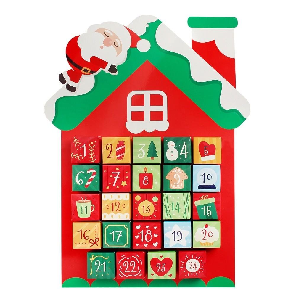 Parent-child Interactive Countdown Calendar Handmade Christmas Tree Shape Decor Holiday Gift