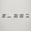 3D ABS Car Letters Badge Sticker Rear Trunk Logo SL350 SL400 SL500 Emblem For Mercedes Benz SL350 SL400 SL500 R230 R231 R129 RL2