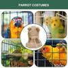 Warm Parrot Cloak Bear Shape Birds Cloth Skin-friendly Parrot Cosplay Prop  Home