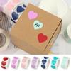 Party Supplies Stationery Gift Packaging Seal Labels Sticker Scrapbooking Love Heart Shaped