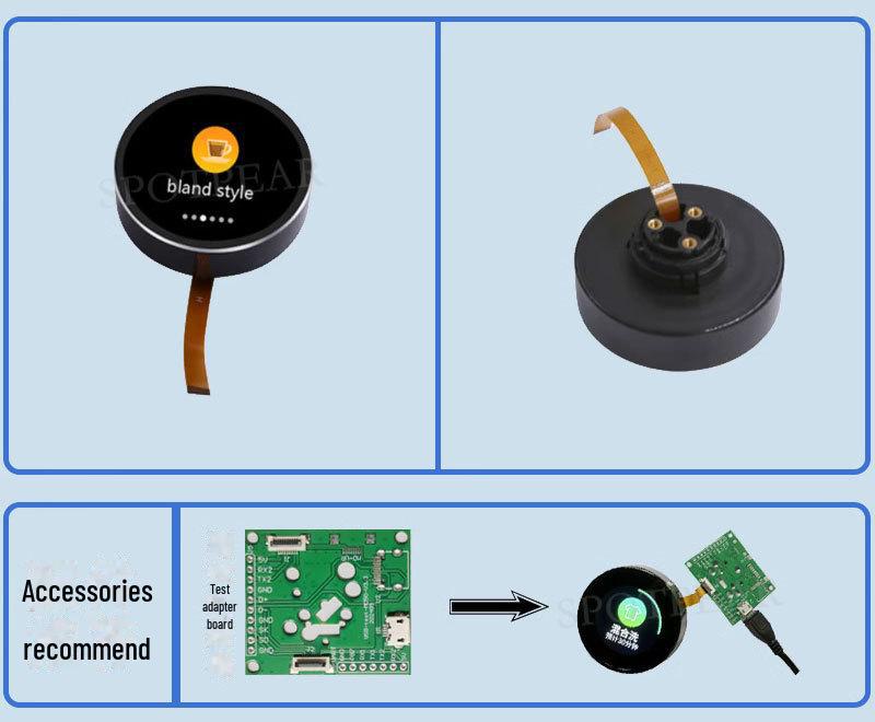 Плата разработки ESP32 C3 с круглым дисплеем 1,28", Bluetooth и WiFi, нажимной экран 240x240