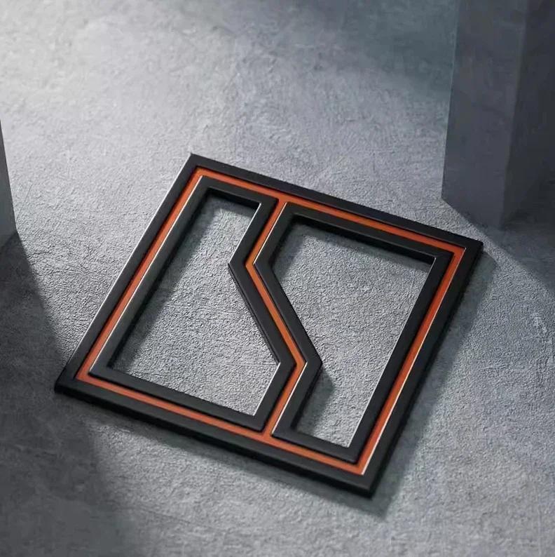 Для Zeekr 001/007/X Специальная модификация Матовый металлический Декоративная наклейка на заднюю дверь автомобиля Буквенная модификация Автомобильные аксессуары