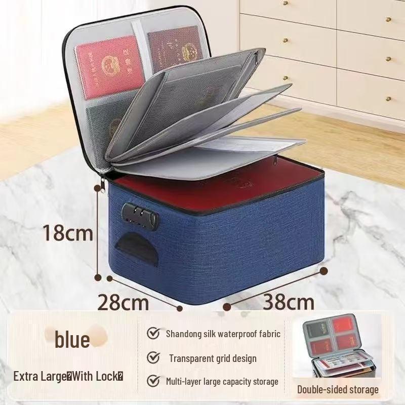 Многослойная дорожная сумка для хранения карт и документов