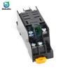Реле питания с катушкой AC 220V DC 12V 24V 10A 8PIN, Электронный мини-электромагнитный релейный модуль DPDT LY2NJ, База для розетки
