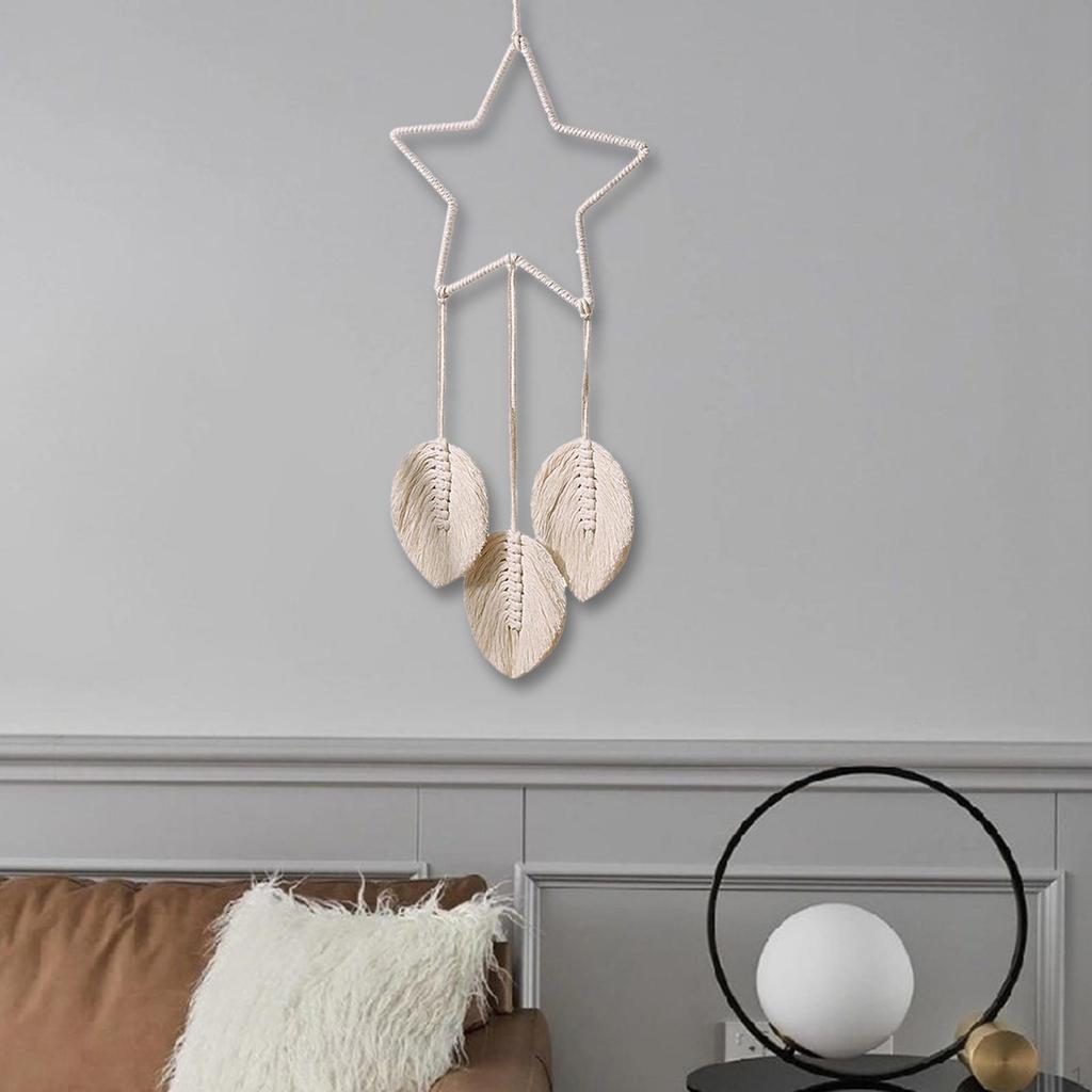 Bohemian Macrame Wall Hanging Tapestry Handmade Handcrafted Art Decor Decoration