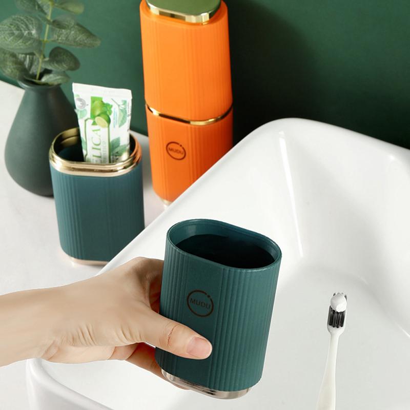 Портативный дорожный контейнер для хранения зубных щеток, держатель зубной щетки и зубной пасты, бытовая емкость для хранения, аксессуары для ванной комнаты