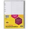 Marbig Numerical Indices & Dividers A4 (Grey) (1-31 Tab)