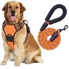 150cm/5ft Heavy Duty Dog Leash for Small Large Dogs & Medium Size Dogs Rope Leash With Service Vest with Reflective Strips