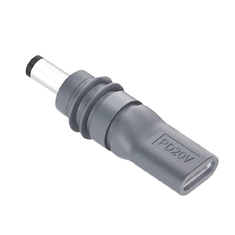 DC5521 Power Cable Adapter USB C Male to 5.5x2.1mm Converter 20V Input for 100W Power Source for Mini