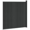 WPC and Aluminum Fence Panel Black