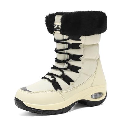 Женские ботинки, зимние ботинки, ботильоны, нескользящая мужская обувь, теплые плюшевые зимние черные ботинки