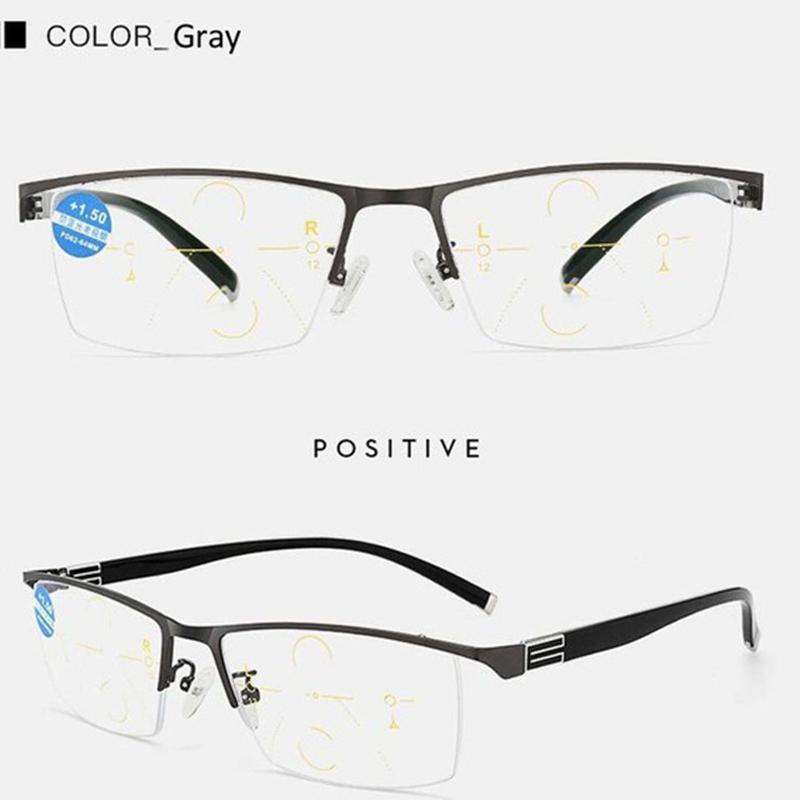 Регулируемое зрение Бифокальные переходные фотохромные прогрессивные очки для чтения Мультифокальные очки