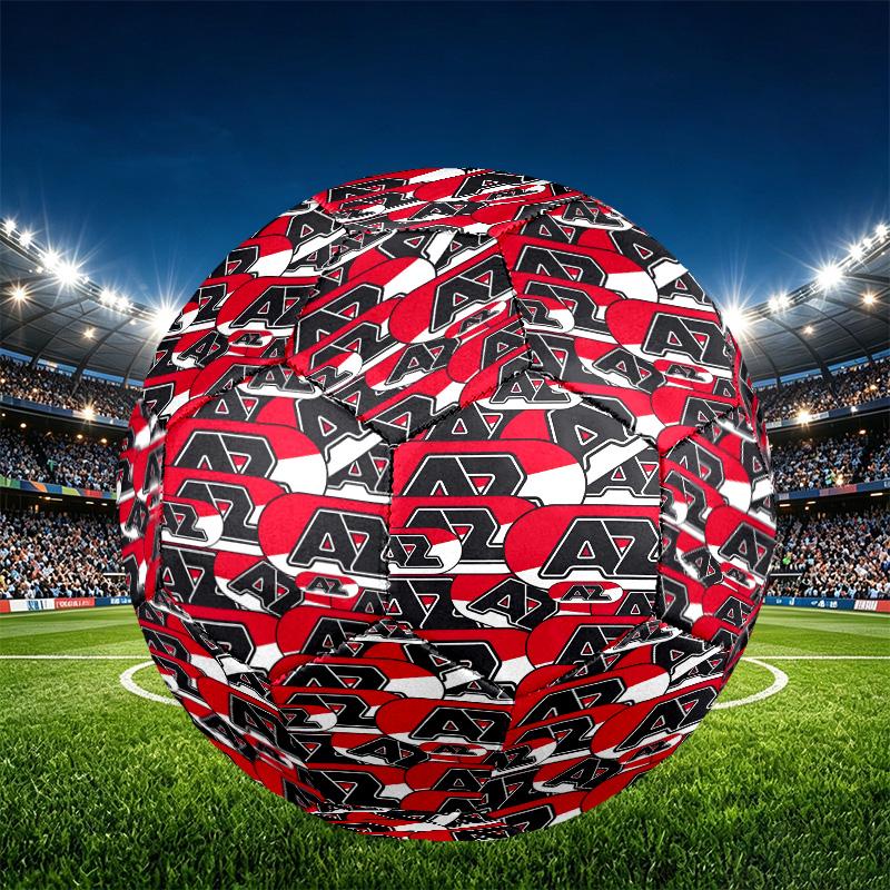 AZ Alkmaar Print Size 5 Soccer Ball, PU Wear Resistant Football for Match Training and Daily Practice, Birthday Gift for Soccer Fans