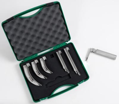 KASHSURG Многоразовый традиционный комплект для интубации дыхательных путей с MAC и фрезой