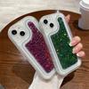 Градиентный блестящий эпоксидный чехол с блестками для телефона Iphone 14 Pro Max 13 11 12 Pro Max 14 Plus противоударный силиконовый бампер прозрачный чехол