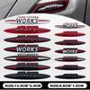 For Mini Cooper S F55 F56 F60 F53 F54 R55 R56 R60 R61 R58 F57 Cooper Works Metal Badge Car Body Decor Sticker Parts