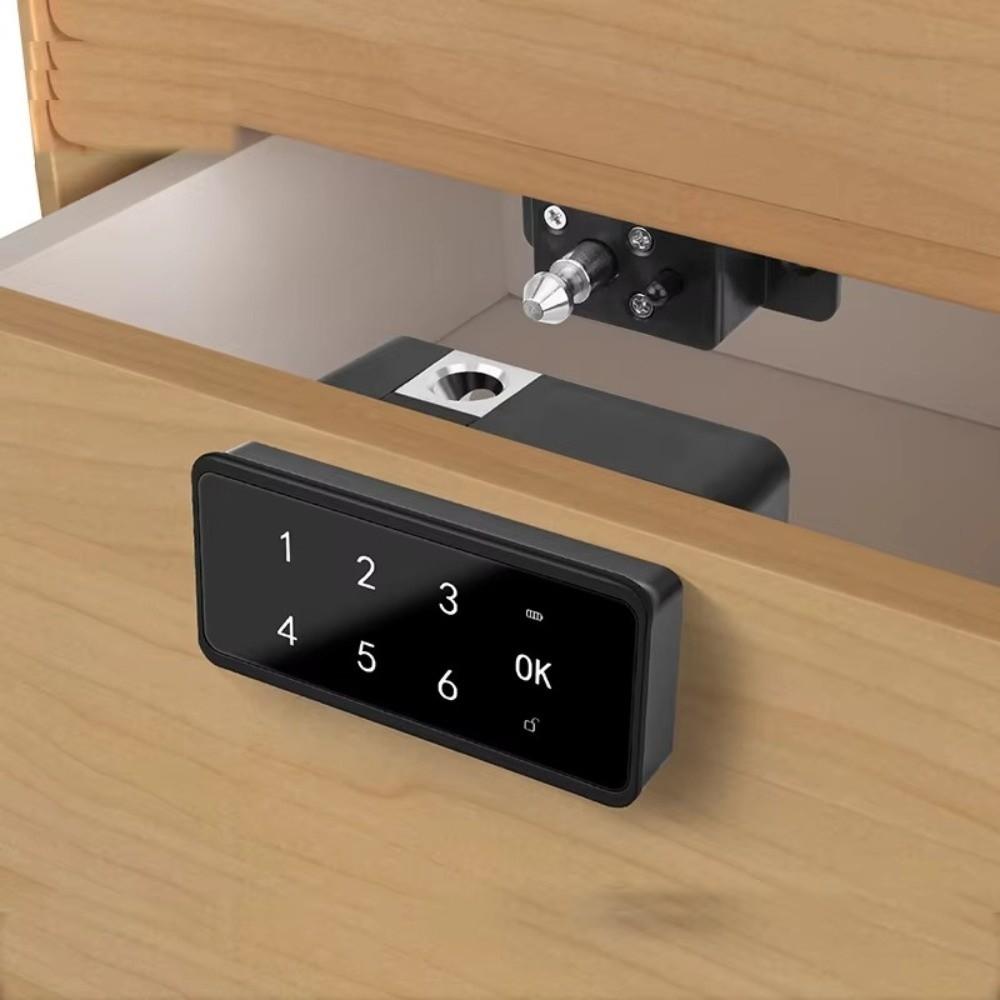 Plastic Smart Password Lock Invisible Hidden Intelligent Door Lock Smart Drawer Lock Post Mail Box