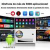 Проектор для смартфона, родной, 1080P, Android, Wi-Fi, 4k, профессиональное видео, Smart TV, домашний кинотеатр, светодиодный 3D HD, Bluetooth