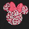 Disney Unisex Adult Minnie Mouse Heart Ears Silhouette Valentine`s Day T-Shirt