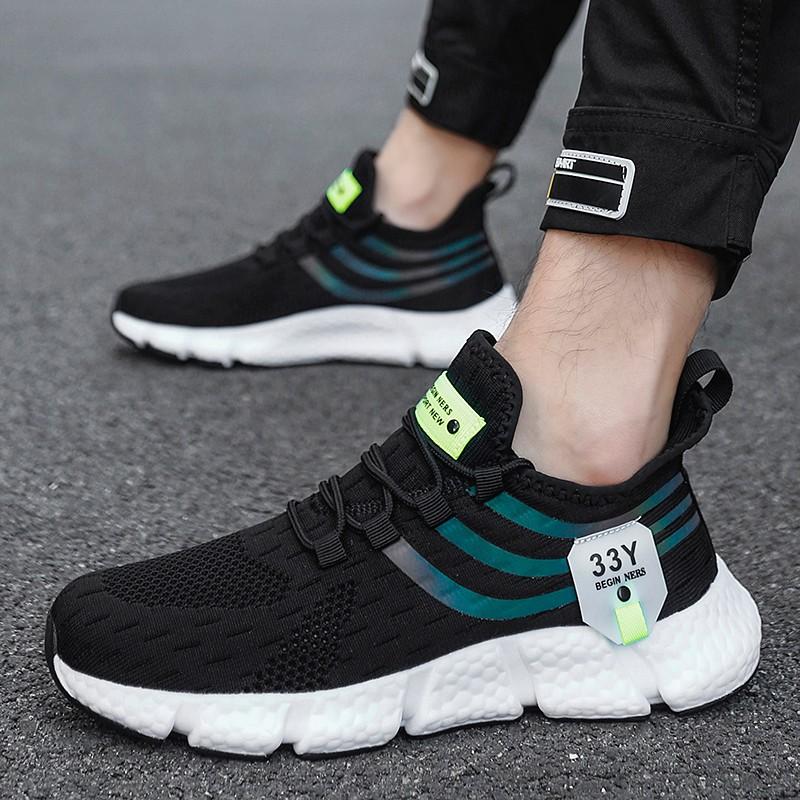 Fashion Summer Men Shoes Mesh Breathable Casual Running Shoes for Men Lightweight Walking Sneakers Shoes Couple Footwear Tenis Masculino