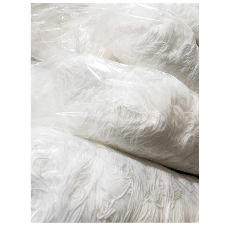 3mm 4mm White Round / Flat Polyester Ear Band Cords Spandex Nylon 5mm Earloop Elastic String for Medical FaceMask Cords