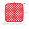 Non-stick Baking Mat Silicone Steamer Pad Round Air Fryer Liner Mat  Pastry Tool Accessories