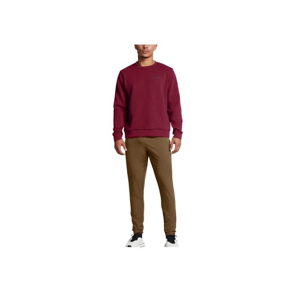 Under Armour Ua Unstoppable Tapered Soft Elastic Solid Color Versatile Knit Joggers Men Joggers Coyote-Brown 1352028-498