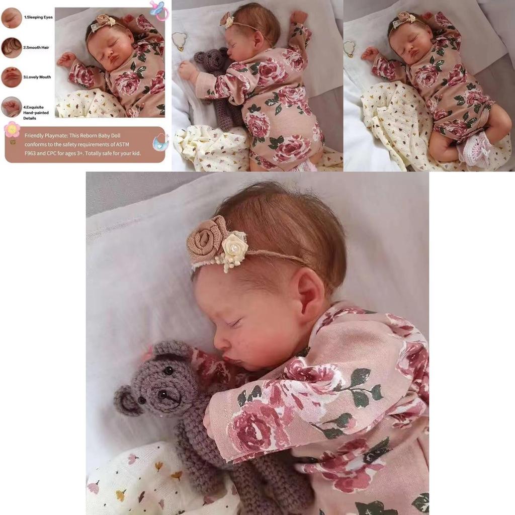 Silicone Reborn Baby Doll With Handpainted Features For Collectors And Gift Giving