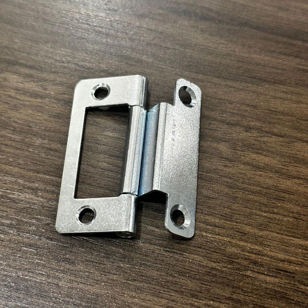 5pcs/set Creative No Slotted Door Hinge Interior Connector Flat Open Folded Soft Close Close Hinges Furniture Hardware