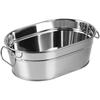Seafood Bucket Practical Container Daily Needs Barrel Hotel Cooler Stainless Steel for Restaurant Metal Sturdy Simple To Use