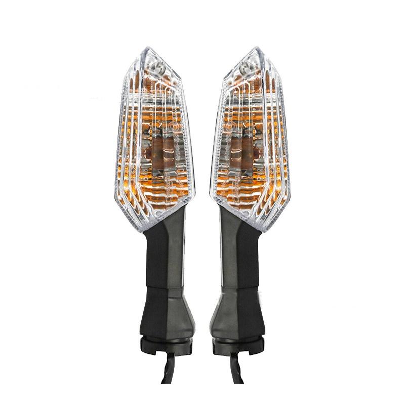 Индикаторные лампы указателя поворота мотоцикла для Kawasaki Ninja 300 2013-2021 для Z 1000SX 1000 800 ER-6N ER-6F прозрачные дымчатые линзы