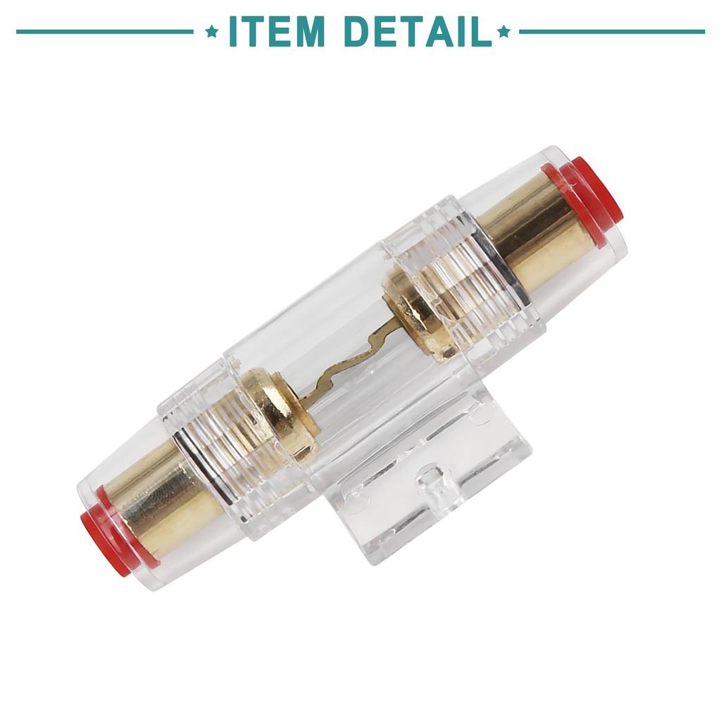 1 шт. Встроенный держатель предохранителя ACROPIXAWG 468 калибра Универсальная автомобильная аудиосистема Золотистый с предохранителем 40AAGU