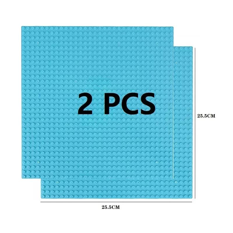2 шт. Базовая пластина 32*32 32*16 шипов Классические фигурки Строительные блоки Пластины Кирпичи Базовая пластина Блоки Детские игрушки Для детей Подарки