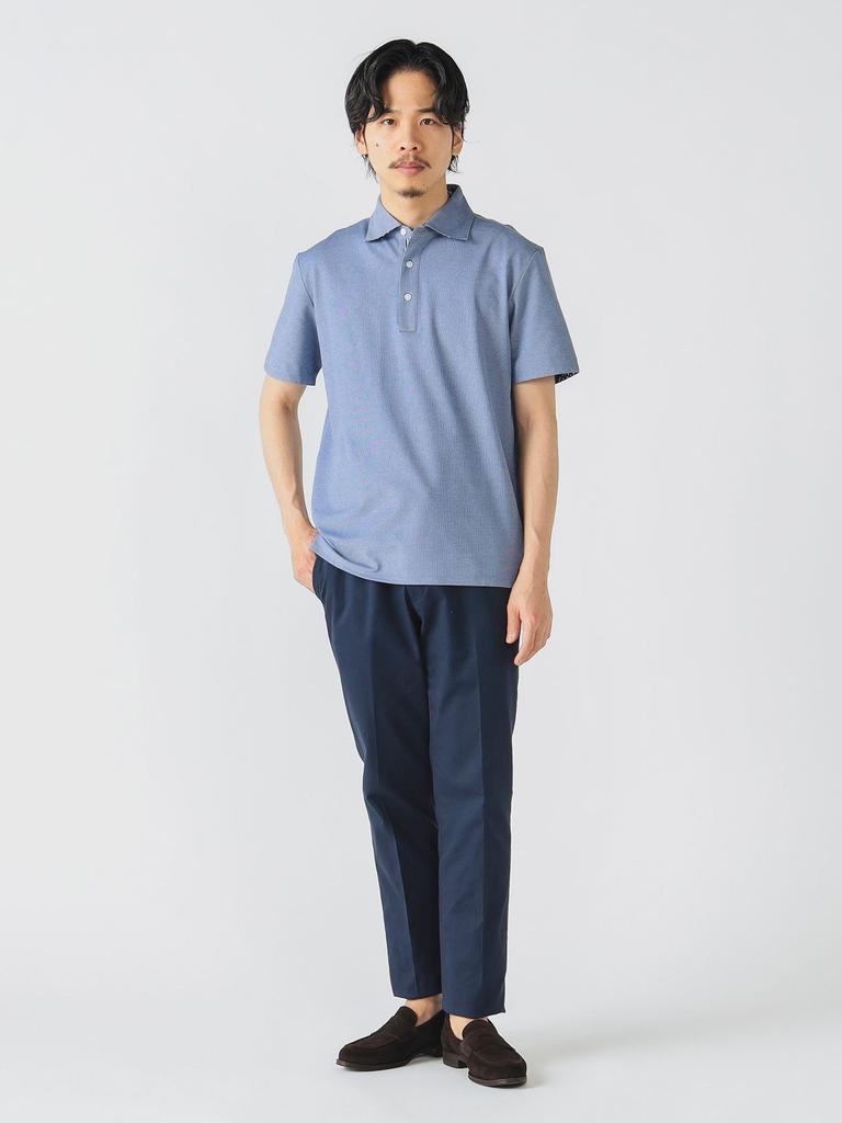 Мужская рубашка-поло Beams Heart COOLMAX® с влагоотводящим, быстросохнущим пике, с широким воротником, размеры S-XL, сезон 2025SS (S-XL), Размер M (41020046458)