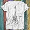 Guitar Notes Electric Guitarist Player Rock Music T Shirt Top Tee 229
