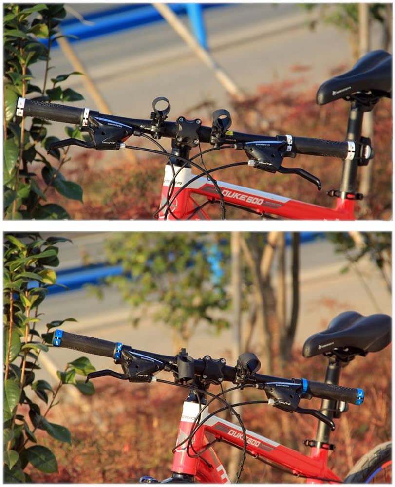 Эргономичные ручки руля Beatus для горных велосипедов, левая и правая, резиновые, тип A, комплект, ручки, (красный)