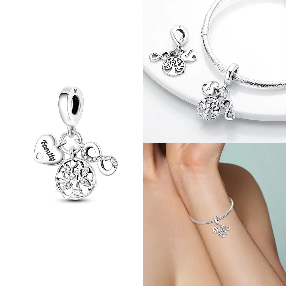 S Charms Beads Fit Pendant Charm Copper Original Bracelet Dangle For Women Diy Fine Jewelry Making Fine Gift