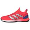 Adizero Ubersonic 4 Solar Red Men Sneakers Silver-Metallic Lucid-Blue HQ8379