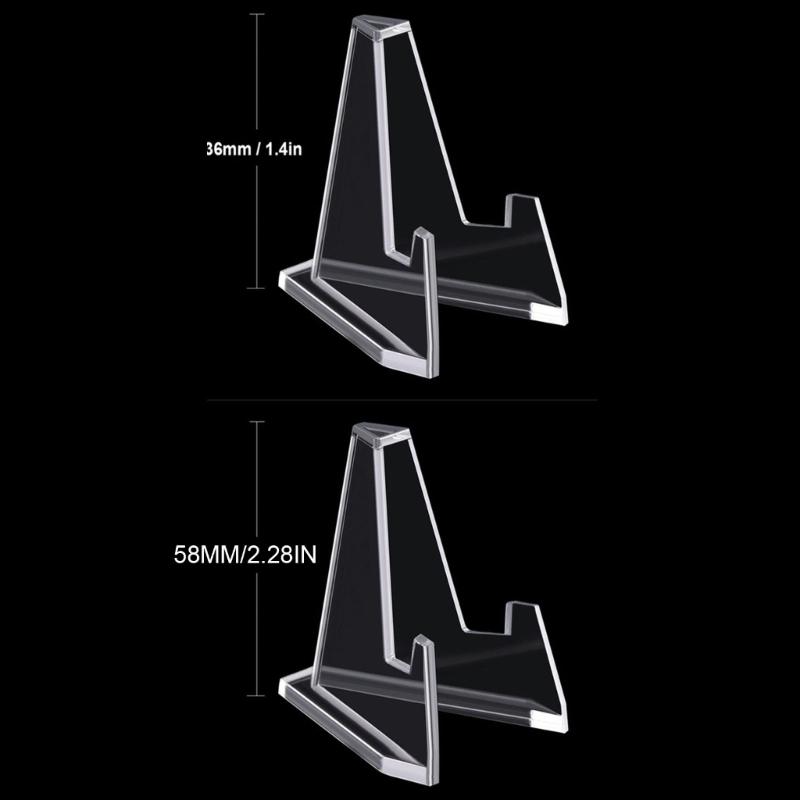 Small Easel Rack Card Commemorative Challenge Coin Capsule Support Rack