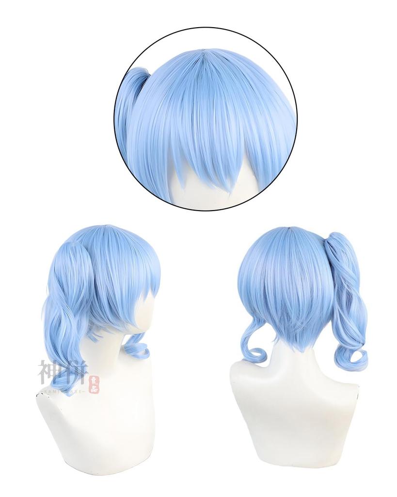 Hosimati Suisei Cosplay with Virtual Hololive Cosplay Adult Cultural Event Stage Hosimati Suisei Cosplay [Kamizu Ryohin] Wig, Costume, Costume,