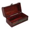 Wooden Treasure Chest Retro Style Small Portable Exquisite Durable Wide Application Vintage Jewelry