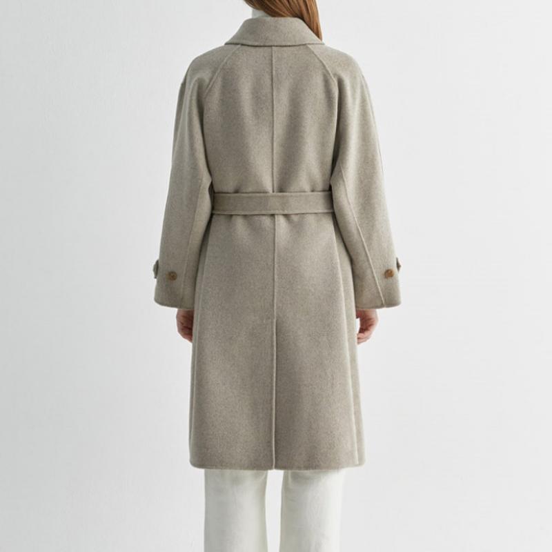  She S miSS  Wool Blend Belted Handmade Coat Swhcto42130 Mk